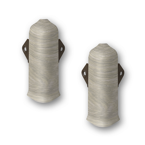 Угловой нар. с держателем Лексида 80/ 402 Дуб Аргенто (фото 1)