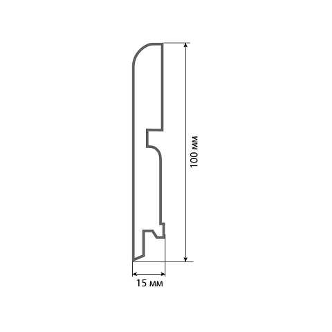 Finitura dekor R13 100х15х2400/ 023 (фото 2)