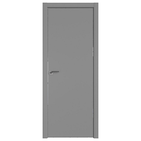 Межкомнатная дверь Profil Doors ПрофильДоорс 1 E кромка хром 4 Eclipse 190 Экспорт Манхэттен Глухая (фото 1)