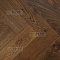 DW FLOORING Елка Английская 14 мм Дуб тёмно-коричневый DW 302U лак матовый с фаской (миниатюра фото 1)