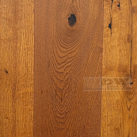 DW FLOORING 14 мм Дуб золотистый темно-коричневый DW HCR 054-0 лак матовый с фаской (фото 1)