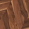 Coswick Французская елка 3-х слойная T&G шип-паз (60°) 1383-3201 Натуральный (Порода: Американский орех) (миниатюра фото 1)