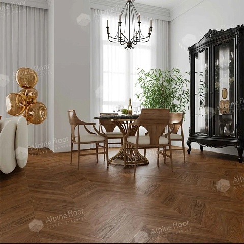 Alpine Floor SPC Chevron Alpine ECO 18-22 Орех Нойер 4V 43кл (фото 3)