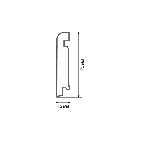 Finitura dekor R13 70х15х2400/ 100 (фото 2)