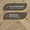 Wood Bee Herringbone Дуб Аурео браш матовый Aureo, UV-лак gloss 5-9% (правая) (миниатюра фото 2)
