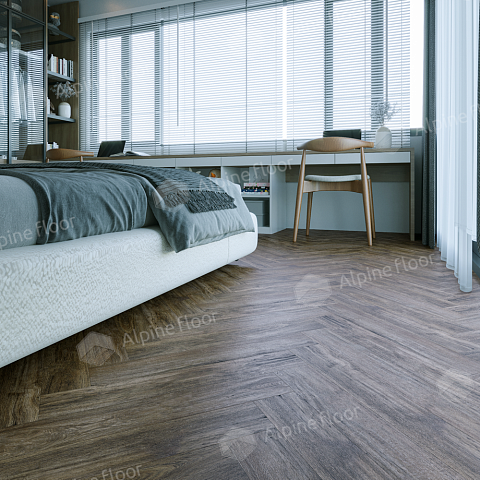 Alpine Floor Herringbone 8 Pro 4V 33 (CH) LF102-10B New_ Дуб Бордо (фото 3)