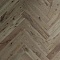 Polarwood Herringbone Дуб БАЛТИЙСКИЙ HB "Англ. ёлка", сорт. Кантри, масло, брашир., фаска 4V, 1-полосный (миниатюра фото 1)